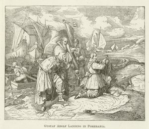 Gustaf Adolf landstigning i Pommern av English School