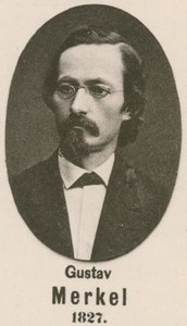 Gustav Merkel (gravyr) av English School