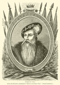 Gustav Vasa (gravyr) av English School