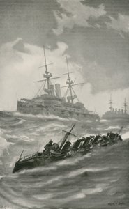H. M. S. Mars, Terrible och Dragon Cruising i Engelska kanalen av English School