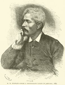 H M Stanley, från ett fotografi taget i januari av English School