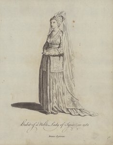 Vana av en ädel dam av Syrien 1581 av English School