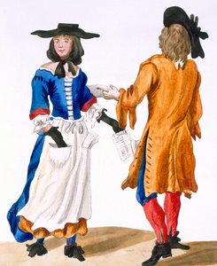 Habits of Ballad Singers, ca 1675 av English School