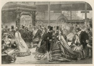 Halvkronans dag på den internationella utställningen 1862 av English School
