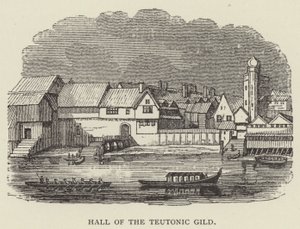 Hall of the German Gild (gravyr) av English School