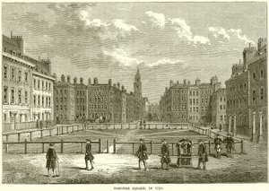Hannover Square, 1750 av English School