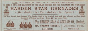 Harden Star Granater, annons av English School