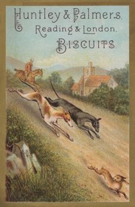 Hare som springer (kromolitho) av English School