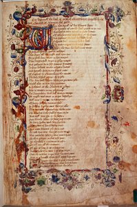 Harley 1758, fol.1, The Prologue, från 