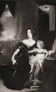 Harriet hertiginna av Sutherland (1806-68) av English School