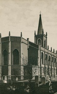 Harwich kyrka (litografi) av English School