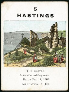 Hastings (färg litho) av English School