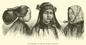 Huvudbonader av kinesiska kvinnor, Swatow av English School