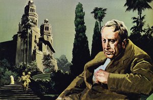Hearst byggde ett enormt, extravagant hus i San Simeon av English School