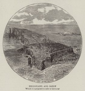 Helgoland och Sandy (gravyr) av English School
