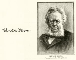 Henrik Ibsen (gravyr) av English School