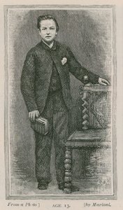 Henry Arthur Jones, dramatiker, 13 år av English School