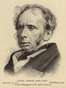 Henry George, Earl Grey (gravyr) av English School