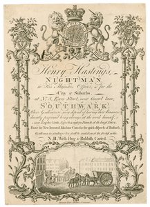 Henry Hastings, Nightman, byteskort av English School
