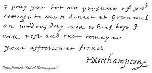 Henry Howard (greven av Northampton) av English School