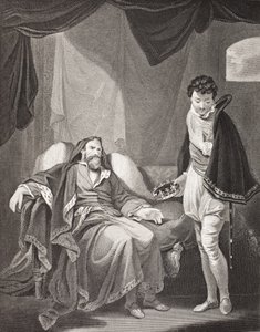 Henrik IV tillrättavisar prins Henrik, från 