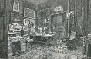 Henry Irvings omklädningsrum av English School