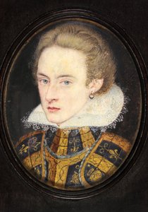 Henry Prince of Wales (akvarell på veläng) av English School