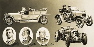 Henry Royce, Charles Rolls, W. O. Bentley -- tre pionjärer inom motorfordon av English School
