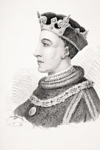 Henry V av England, illustration från 
