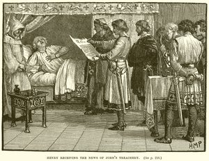Henry tar emot News of Johns Treachery av English School