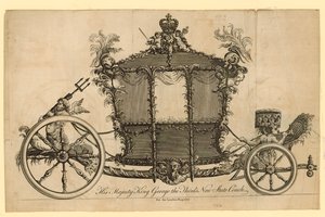 Hennes Majestät King George III New State Coach av English School