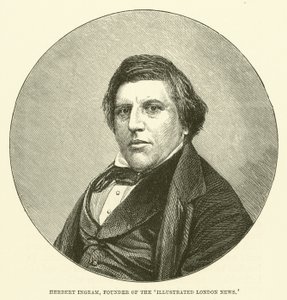 Herbert Ingram, grundare av Illustrated London News (gravyr) av English School