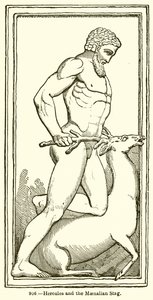 Hercules och Maenalian Stag av English School