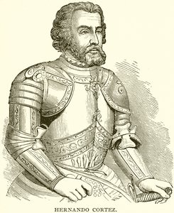 Hernan Cortes av English School