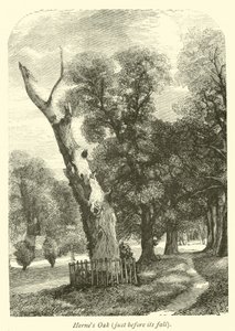 Hernes Oak, strax innan dess fall av English School