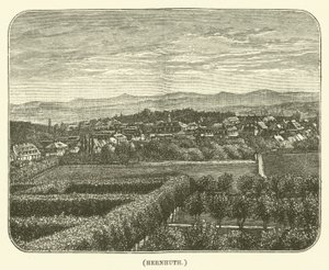 Hernhuth (gravyr) av English School