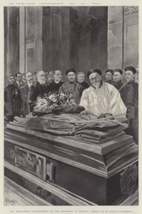 Hans excellens Li-Hung-Chang vid monumentet över general Gordon i St Paul
