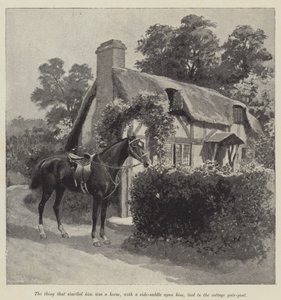His Good Fairy, av Mary Elizabeth Braddon (gravyr) av English School