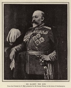 Hans Majestät Konungen (gravyr) av English School
