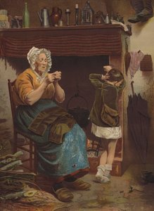 Hans enda par (chromolitho) av English School