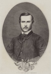 Hans kungliga höghet prins Louis av Hesse-Darmstadt (gravyr) av English School