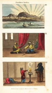 Historiska vyer av ytterligare Indien (Sydostasien) av English School