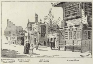 Historia om mänskliga bostäder på Parisutställningen av English School