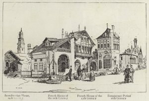 Historia om mänskliga bostäder på Parisutställningen av English School