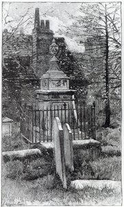 Hogarths grav i Chiswick Churchyard av English School