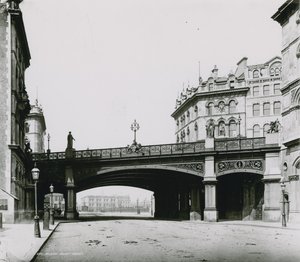 Holborn Viadukt; fotografera av English School