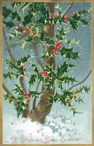 Holly Tree, julkort av English School