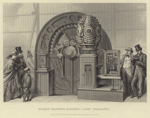 Holmes elektromagnetiska ljusapparat av English School