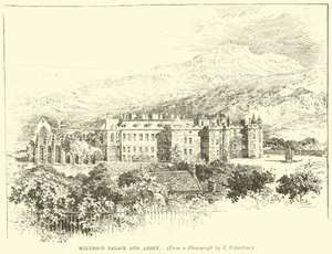 Holyrood Palace och Abbey av English School