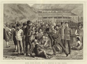 Hong Kong Races 1876 av English School